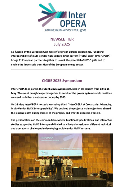InterOPERA Newsletter July 2025