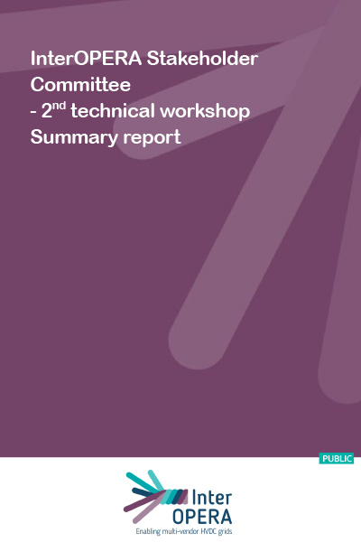 Summary report from the 2nd technical workshop