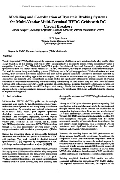 Modelling and Coordination of Dynamic Breaking systems for Multi-vendor Multi-Terminal HVDC Grids with DC Circuit breakers
