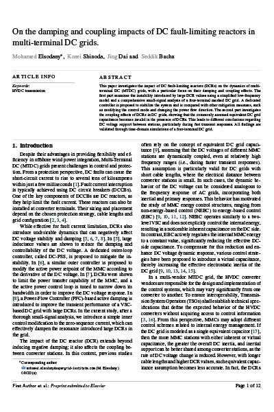 Report summary from 4th technical workshop