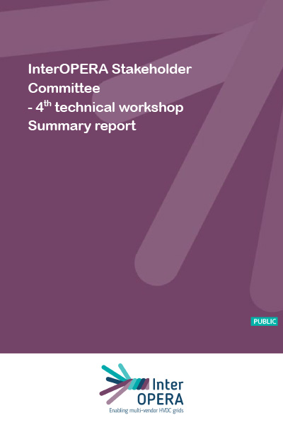 Report summary from 4th technical workshop